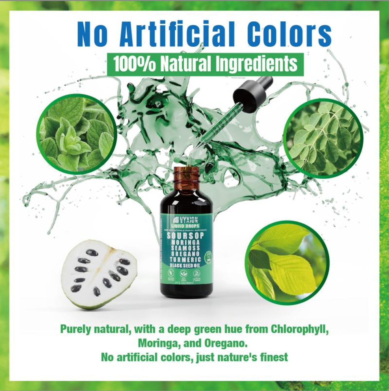 VYXION Pure Soursop 10 in 1 Liquid Drops Extract